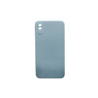 Чехол силиконовый с защитой камеры для Xiaomi Redmi 9A (голубой)