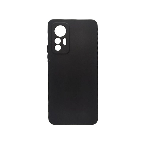 Чехол силиконовый для Xiaomi Mi 12 Lite (черный)