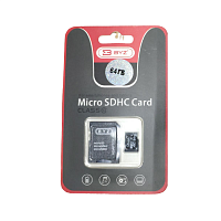 Карта памяти BYZ MicroSD 64Gb Class 10